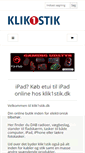 Mobile Screenshot of klik1stik.dk